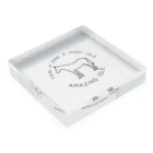 TaikiRacingClubShopのmarulogo【AMZ】kuro Acrylic Block :placed flat