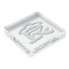 DESTROY MEの食 Acrylic Block :placed flat