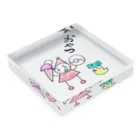 Icco-shopのIcco信者とピヨ子の日常【おやつ】 Acrylic Block :placed flat