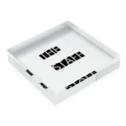 simpleINのTHE STAFF Acrylic Block :placed flat