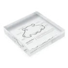 めんだ子のめんだこさん解体新書 Acrylic Block :placed flat