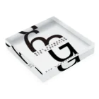 Designerの6G Acrylic Block :placed flat