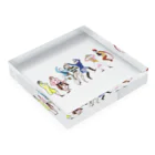 sagarooの会議は踊る 集合 Acrylic Block :placed flat