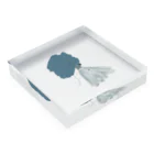 rilybiiのflower dress Art Acrylic Block :placed flat