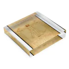 artgalleryのUomo vitruviano Acrylic Block :placed flat