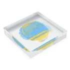 Jitome-no-omiseのいぇろ Acrylic Block :placed flat