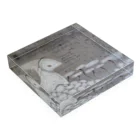 イロノカタチ ilonokatachiのmortar Acrylic Block :placed flat