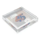 ほたるさんのデスクトップ45 Acrylic Block :placed flat