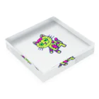 nekonekonekoのリヴァネコ Acrylic Block :placed flat