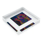 シロまるこの色彩 Acrylic Block :placed flat