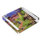 世界の絵画アートグッズのポール・ゴーギャン《タヒチの道》 アクリルブロックの平置き