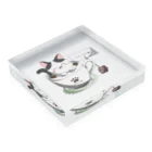 kigaのてん　ver. Cat’s café  Acrylic Block :placed flat