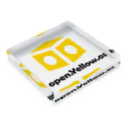 open.Yellow.os original official goods storeのopen.Yellow.os公式支援グッズ Acrylic Block :placed flat