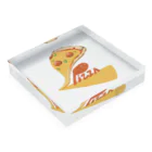 木ノ下商店のpizzaが食べたいよ Acrylic Block :placed flat