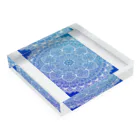emishkom_mandalasのmandala_003 Acrylic Block :placed flat