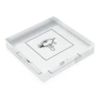 XimenaのSilvia Acrylic Block :placed flat