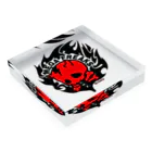 YouTo(ユウト).MEGA FREAKSの≪アクリルブロック≫【MEGA FREAKS】オリジナルロゴグッズ Acrylic Block :placed flat