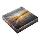 moani islandのSunset  Beach Acrylic Block :placed flat