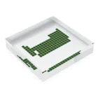 E4Mの PeriodicTable Acrylic Block :placed flat