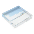 ずつうやの砂浜 Acrylic Block :placed flat