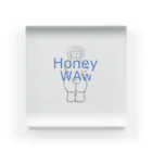 のんびりちゃんSHOPのは　に　わ　　honey wow アクリルブロック