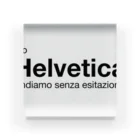toaster1のHelvetica2 アクリルブロック