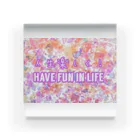 こあくま♡ここあのHave fun in life 人生楽しく！ アクリルブロック