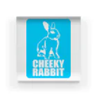 CHEEKY RABBITのCR003_CheekyRabbit_blue アクリルブロック