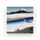 寿めでたや(ukiyoe)のFujiyama ukiyoe 葛飾北斎_冨嶽　武州玉川 Acrylic Block