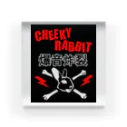 CHEEKY RABBITのサツマニアン02_CheekyRabbit_爆音炸裂 Acrylic Block