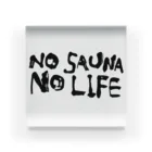 サカエバーのnosauna.nolife. Acrylic Block