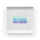 異文化交流のOH! SO COOL OUTSIDE! (お酢をください) アクリルブロック