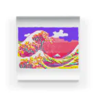 As_Knowのme~ga / HOKUSAI：The Great Wave off Kanagawa (vivid) Acrylic Block