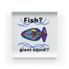 Future Starry Skyのfish?giant squid? Acrylic Block