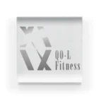 QO-L FitnessのQO-L Fitness ロゴ Acrylic Block