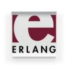 Erlang and Elixir shop by KRPEOのErlang logo アクリルブロック