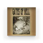PALA's SHOP　cool、シュール、古風、和風、の地獄の門 Acrylic Block