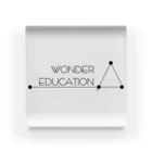 WONDER EDUCATIONのteam WECグッズ Acrylic Block
