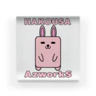 Ａ’ｚｗｏｒｋＳのハコウサ（ピンク） Acrylic Block