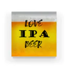 8garage SUZURI SHOPのlove IPA beer ver2 アクリルブロック