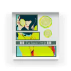 GOODS SHOP【そぞろな小窓】 SUZURI店の【I'm lovin' it! -lemon-】 Acrylic Block