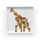 PITTEN PRODUCTSのPIXEL_ANIMAL_01(GIRAFFE) Acrylic Block