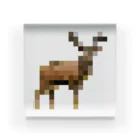 PITTEN PRODUCTSのPIXEL_ANIMAL_03(DEER) Acrylic Block