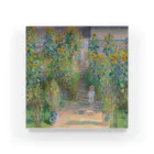 SONOTENI-ARTの004-007　クロード・モネ　『ヴェトゥイユの画家の庭』　アクリルブロック アクリルブロック