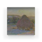 SONOTENI-ARTの004-016　クロード・モネ　『積みわら-夏の終わり』　アクリルブロック Acrylic Block