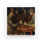 SONOTENI-ARTの017-006　ポール・セザンヌ　『カード遊びをする人々』　アクリルブロック アクリルブロック