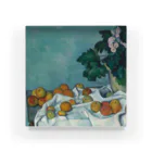 SONOTENI-ARTの017-007　ポール・セザンヌ　『リンゴとサクラソウの鉢のある静物』　アクリルブロック アクリルブロック