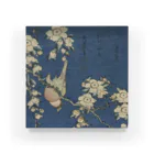SONOTENI-ARTの003-002　葛飾北斎　『鷽に垂桜』　アクリルブロック アクリルブロック