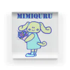  #satisfyingのMIMIQURU　ミミキュル　花束💐 Acrylic Block