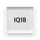 IQ18 のIQ18 LOGO  アクリルブロック